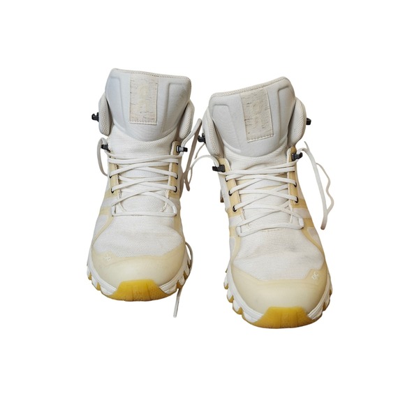 On Running Cloudrock‎ Raw edge undyed mid hiking boots sneakers waterproof Sz 5 - Picture 2 of 10